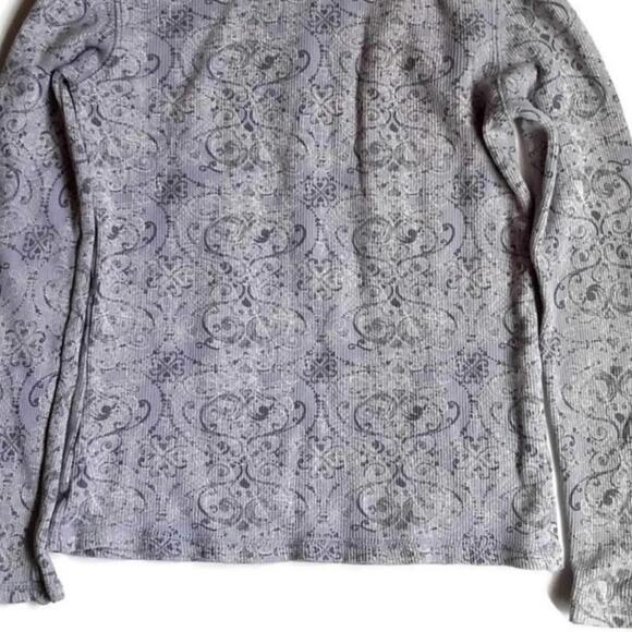 PLACE PREMIUM 89 Girls M (7/8) Gray Graphic Hooded Pullover Sweater Peace Sign - Picture 4 of 6